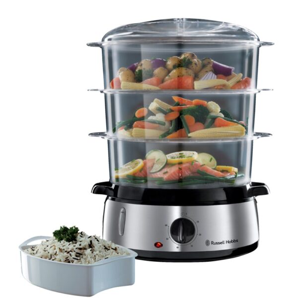 Russell Hobbs RH‑56 – Steamer cu 3 niveluri, capacitate totală 9 L