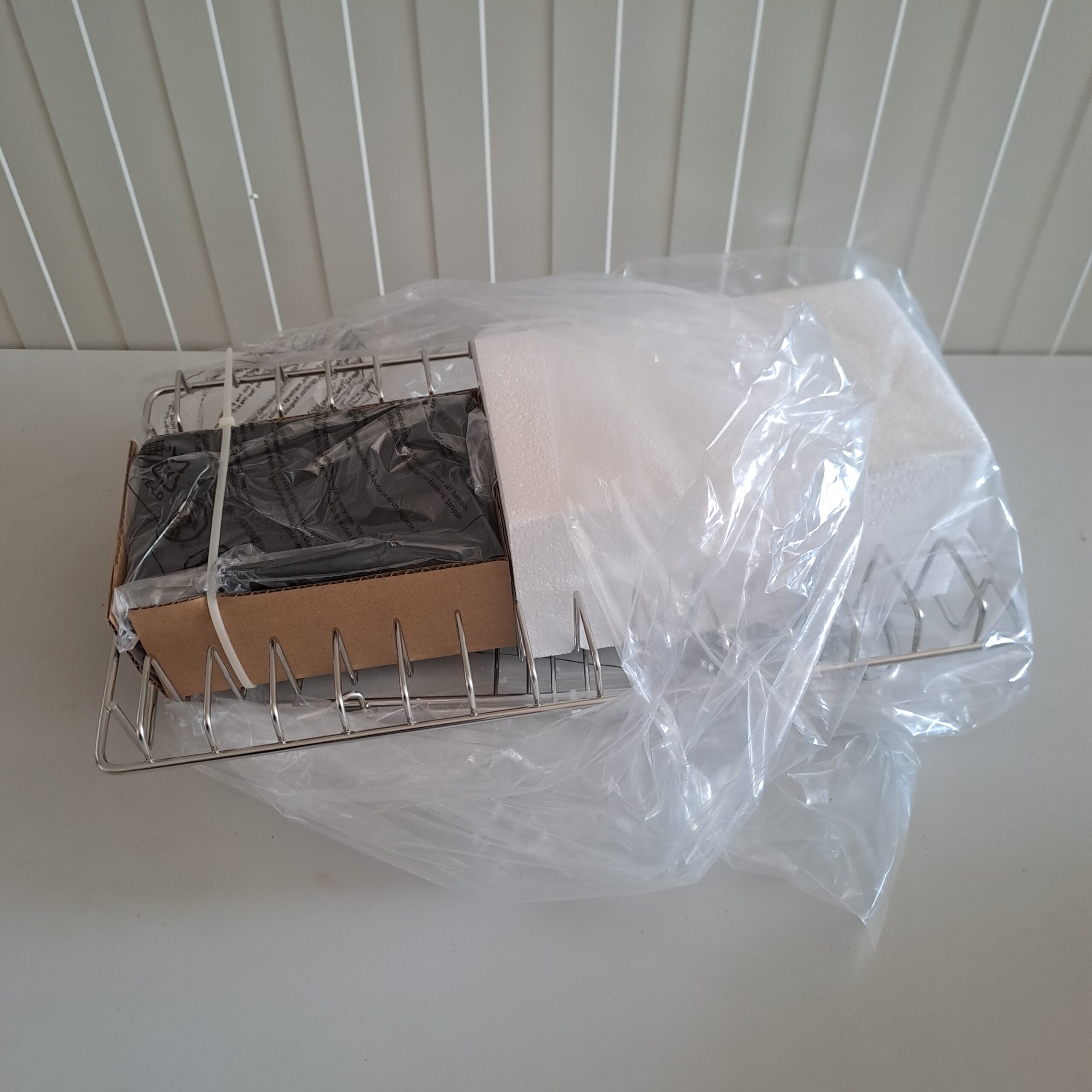 SONGMICS Suport pentru uscat vase – Etajeră pentru vase pe 2 niveluri - RESIGILAT - imagine 4