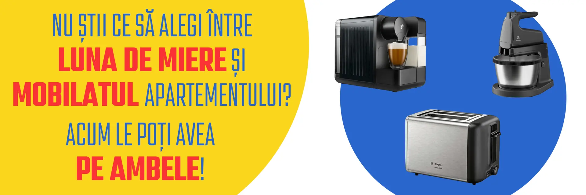 Nu știi ce să alegi între luna de miere și mobilatul apartamentului? Acum le poti avea pe ambele!