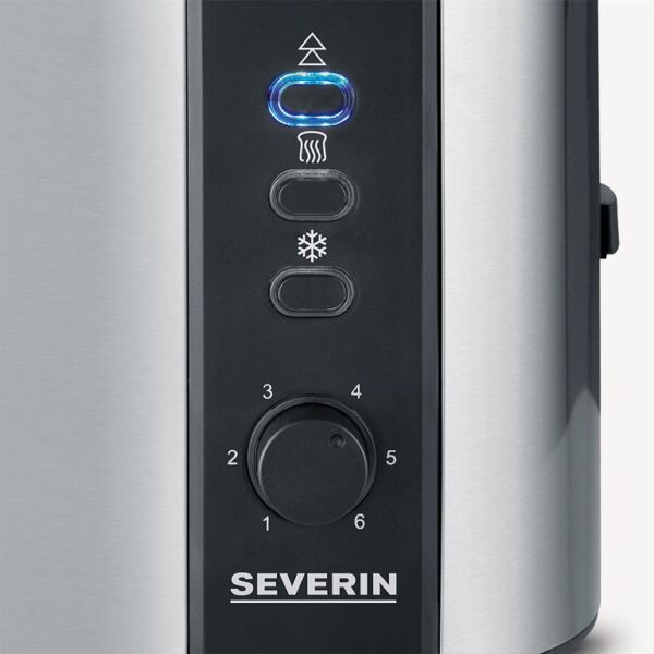 Prajitor de paine, Severin, AT2589, 800W, Argintiu - imagine 4