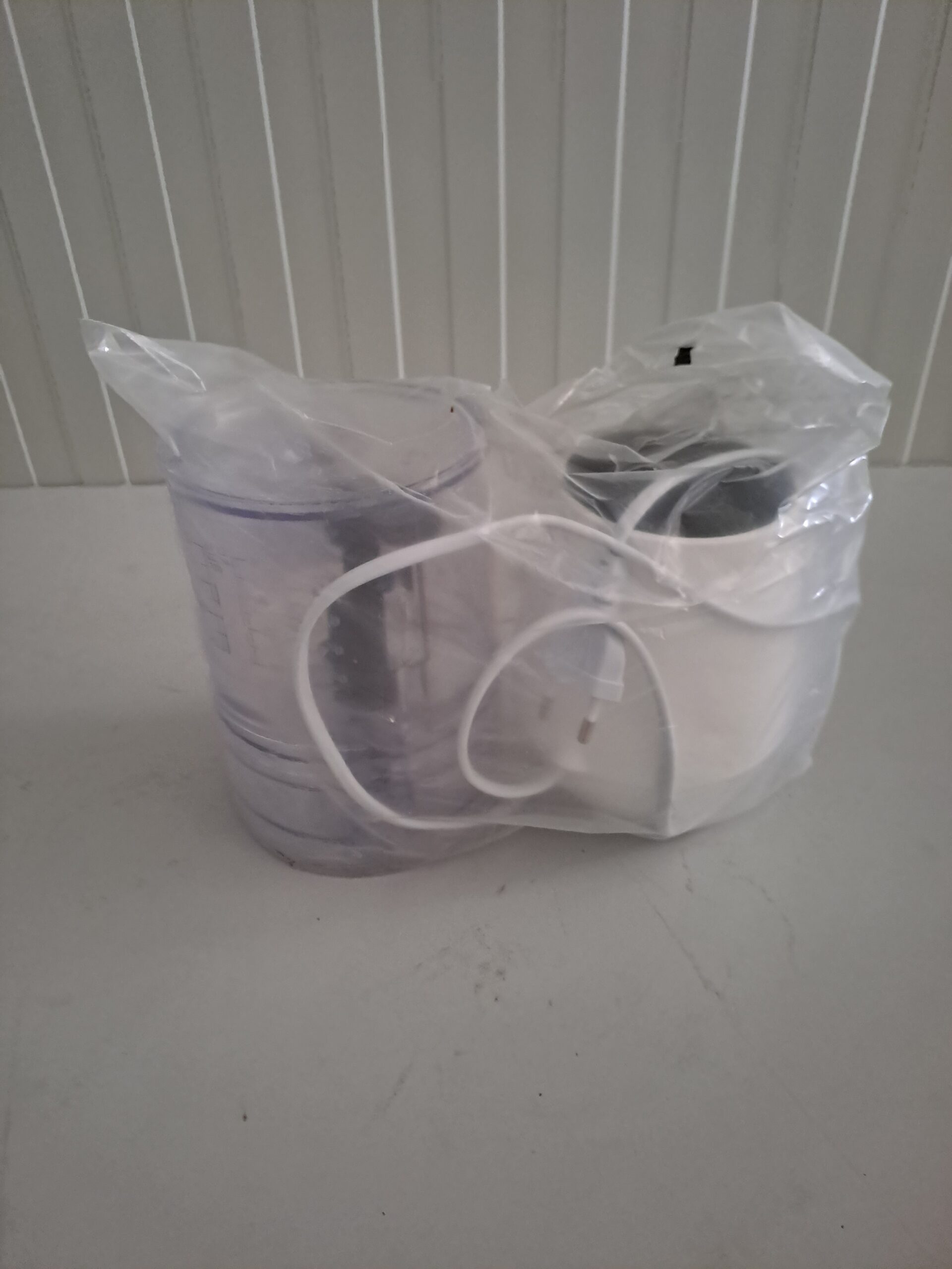 Tocător electric Moulinex Masterchop XL DJ450B10, 500W, capacitate 0.8L, lamă inox, sistem anti-alunecare, alb - RESIGILAT - imagine 3