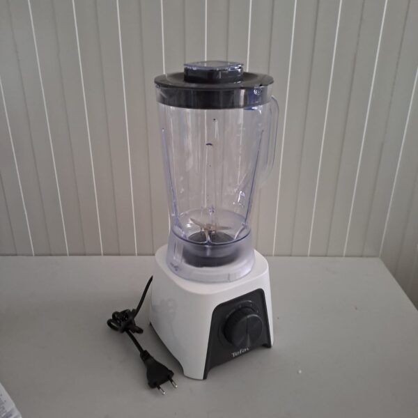 Blender de masă Tefal BL2C01 Blendeo, 450 W, 1,5 L, 2 viteze + funcție Pulse, lame Duraforce, alb/gri - RESIGILAT - imagine 2