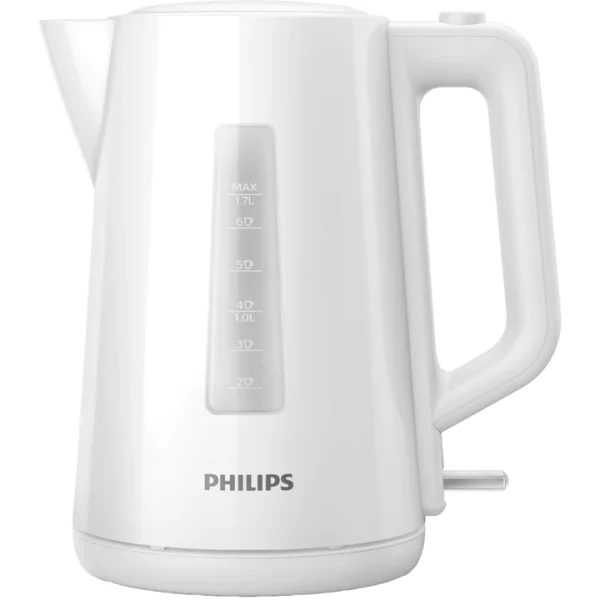 Fierbător de apă Philips 1.7L, 2200W, bază rotativă 360°, control luminat – HD9318/00 – reduceri bucătărie - RESIGILAT