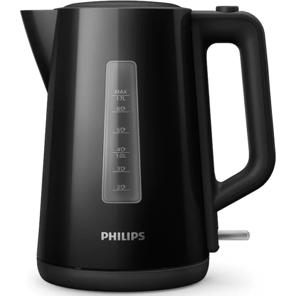 Fierbător apă Philips 1.7L, 2200W, bază 360°, indicator luminos – HD9318/20 – reduceri bucătărie - RESIGILAT