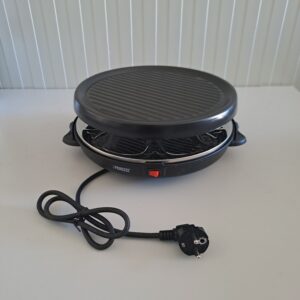 Princess Raclette Grill și Grill de Masă, 800 W, design compact, negru – reduceri bucătărie - RESIGILAT